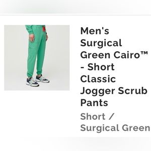 FIGS Surgical Green Scrub Pants